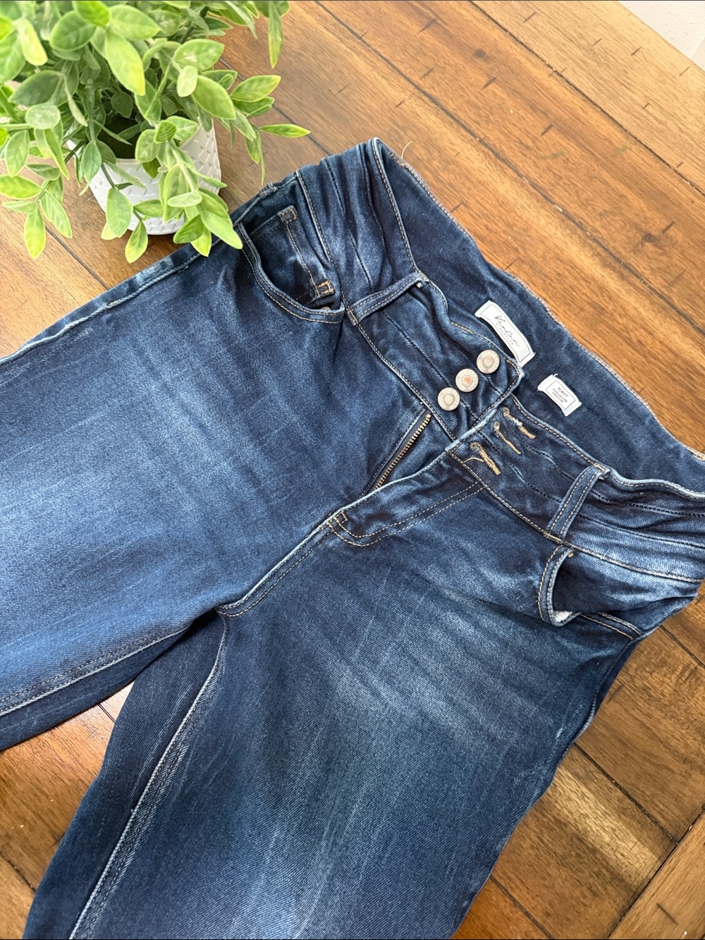 KanCan Dark Indigo High-Rise Stretch Jeans 28/35 long